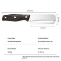Stainless Steel Multifunctional Fruit Vegetable Peeler Blade Non Slip Qme A