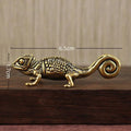 Small Ornaments Antique Home Decor Accessories Brass Animal Figurines Qme A3