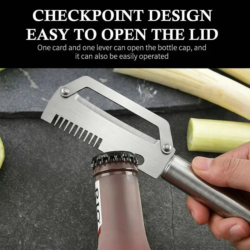 Stainless Steel Multi-functional Peeling Knife Comfortable Handle Qme