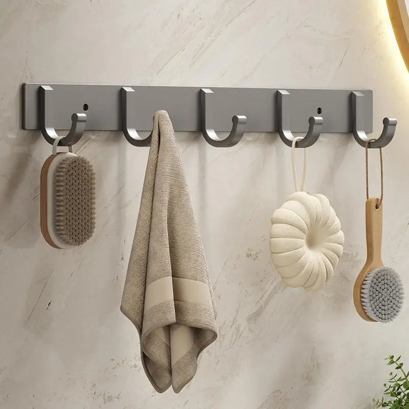 Metal Hook Strong Adhesive Wall Mounted Bathroom Without Punchkitchen Qme