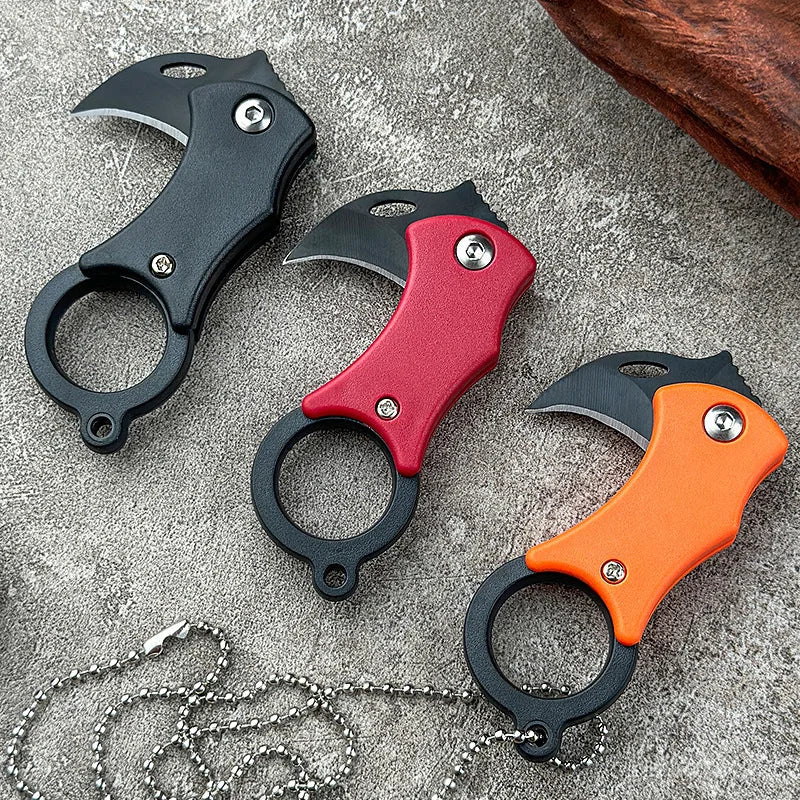 Eagle claw mini disassembly express knife anti body keychain folding knife wolf claw outdoor portable anti body knife Qme