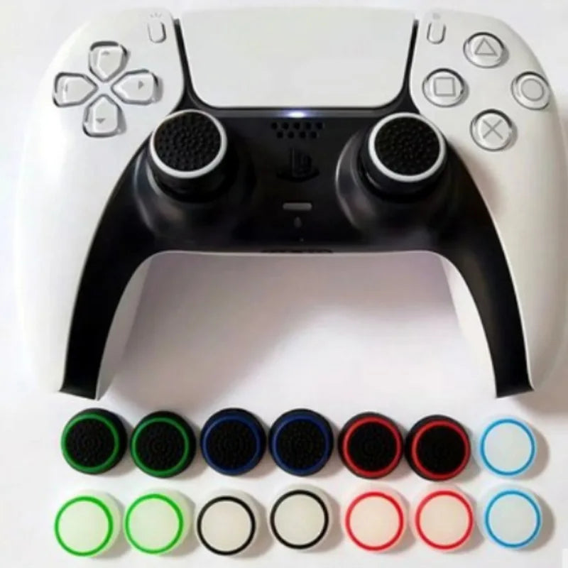 Silicone Thumb Stick Grip Caps Anti-slip Joystick Cover For PS5 PS4 Xbox Series X/S One Controller Analog Stick Protector Game A Qme