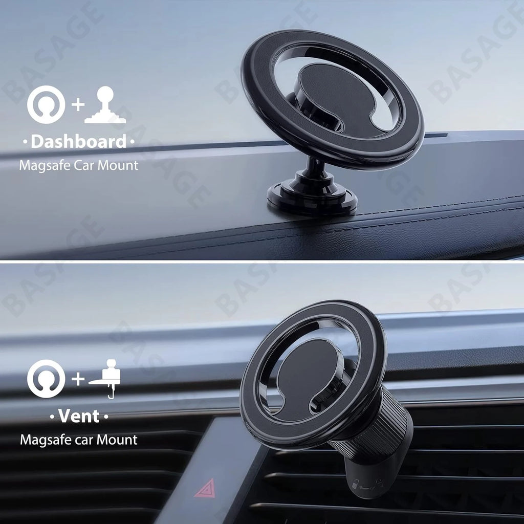 Magnetic Car Phone Holder Stand Magnet Car Mount Support GPS Mobile Bracket in Car For Macsafe iPhone 12 13 14 Samsung Xiaomi Qme