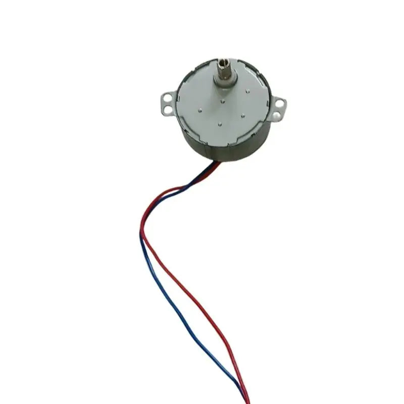 Hot 1Pc 49TYJ 220V 4W Claw Pole Permanent Magnet Flat Port Synchronous Motor For Shaking Head Fan Motor Parts Electric Fan Motor Qme