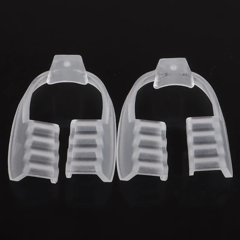 2Pcs Teeth Grinding Guard Sleep Mouthguard Splint Clenching Protector Tools. Qme
