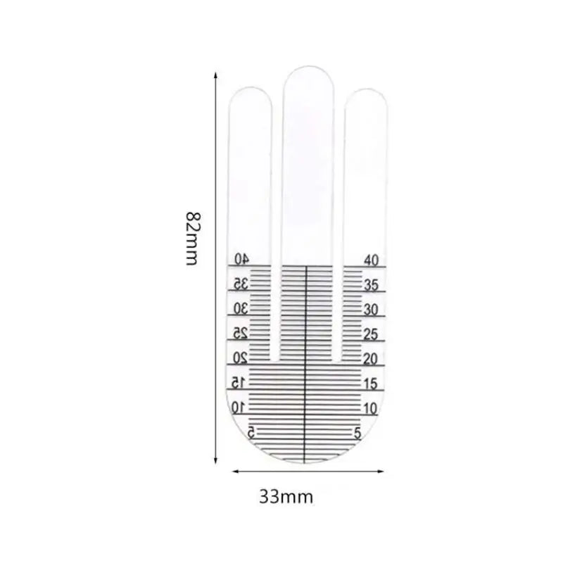 1Pair Optical PH Ruler Pupil Height Meter Optometry PH Tester For Hospital Eye Ophthalmic Measuring Tools For Eyeglass Equipment Qme 1pcs
