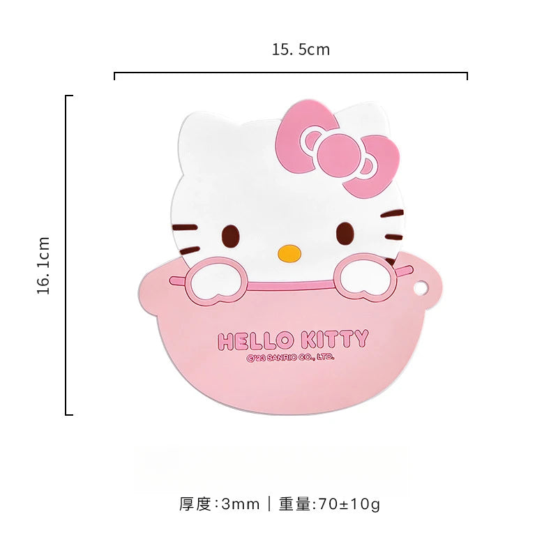 Hello Kitty Cartoon Insulated Mat Non-Slip, Heat-Resistant Placemat Cute Tableware Mat, Heat-Resistant Bowl and Plate Mat Qme 1