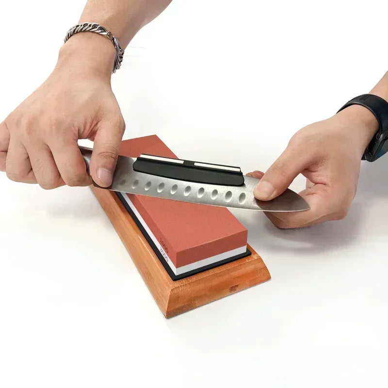 2 in 1 Professional Sharpening Stones Knife Sharpener Double-side Whetstone Grinder Stone Watster Stone Kitchen Gadgets Qme