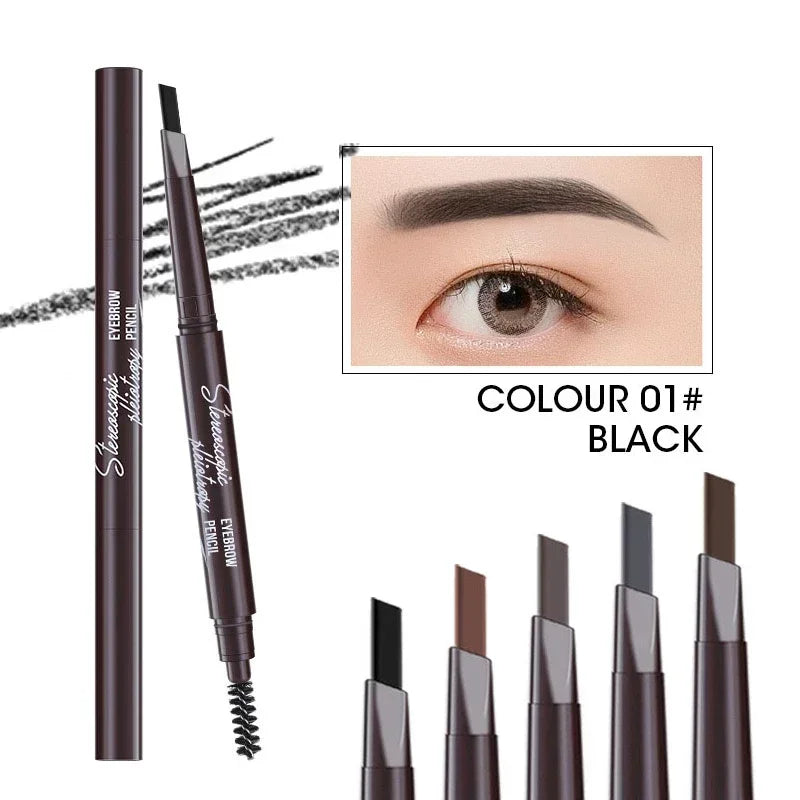 Professional Eye Brow Tint Cosmetics Natural Long Lasting Paint Eyebrow Waterproof Black Brown Eyebrow Pencil Makeup Cosmetics Qme