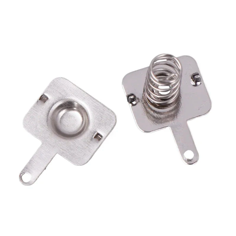 DIY Accessories 18650 Battery Sheet Spring Contact Box Positive Qme