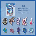 20 pcs Plants Flowers Leaf PET Sticker pack Hand Account Collage Junk Journal Planner Scrapbooking Decor Stationery Stickers Qme D