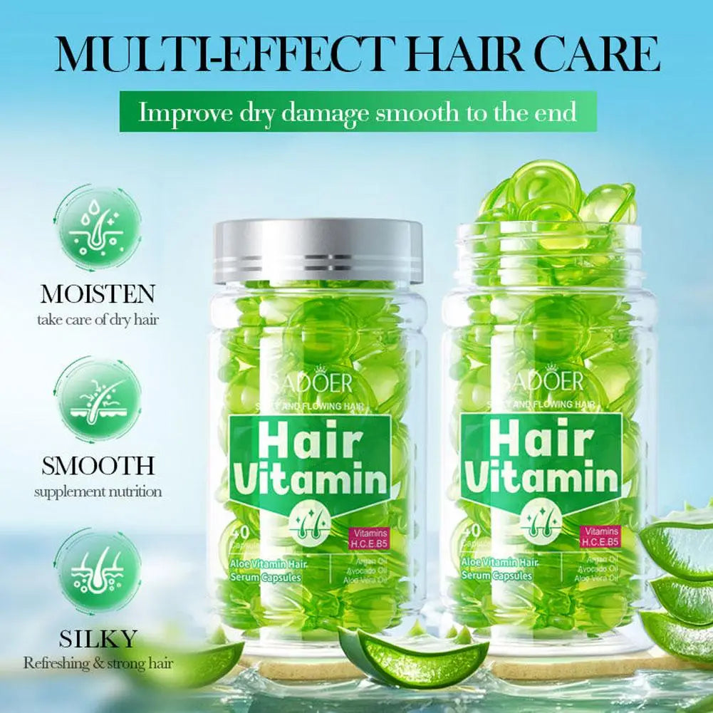 Hair Care Essence Capsules Bee-infused Women Men Oil Smooth Repair Qme