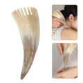Cow Horn Hair Scrubbing Combs Barber Hairdressing Tools Clean Scalp Qme Default Title