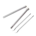 Walnut Cracker Stainless Steel Quick Crack Nut Easy Grip Heavy Duty Qme 1pc with 2 Needles