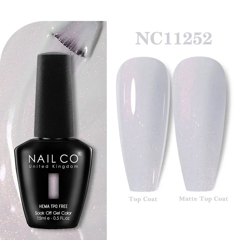 NAILCO Coat Base Gel Nail Polish Nails Art Semi Permanent Lacquer