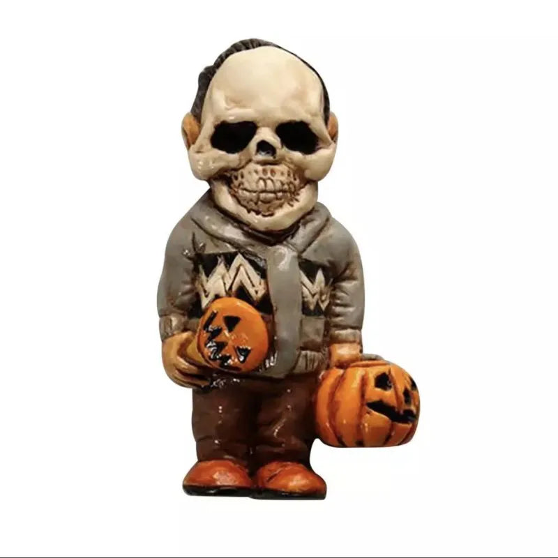 Horror Movie Killer Resin Pendant Cosplay Halloween Party Decoration Prop Scary Pumpink Head Mask Car Accessries Festival Gift Qme B