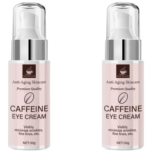 Premium Anti-Aging Caffeine Eye Cream with Niacinamide & Hyaluronic Acid for Wrinkles & Elastic Skin. Qme Lavender 30g