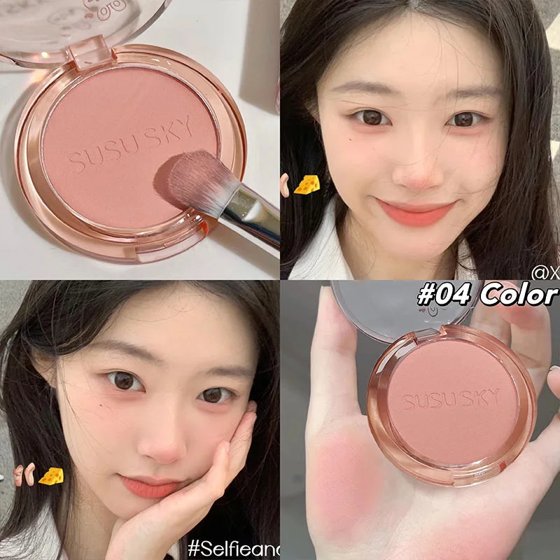SUSU SKY Rabbit Monochrome Blush Matte Long-lasting Not Easy Fly Qme S33-04