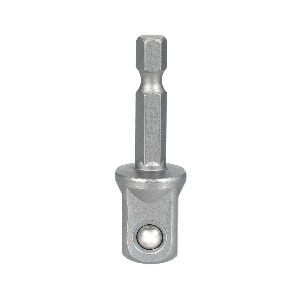 Stainless Steel Trailer Jack Drill Adapter Kit with 1/2'' Socket Adapter Bit Compatible with 1 Inch Jack Drive Shaft Qme