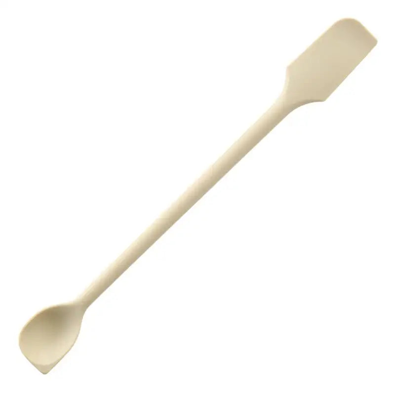 Silicone Small Spoon Jam Heat Resistant Easy Clean Non-stick Rice Qme White