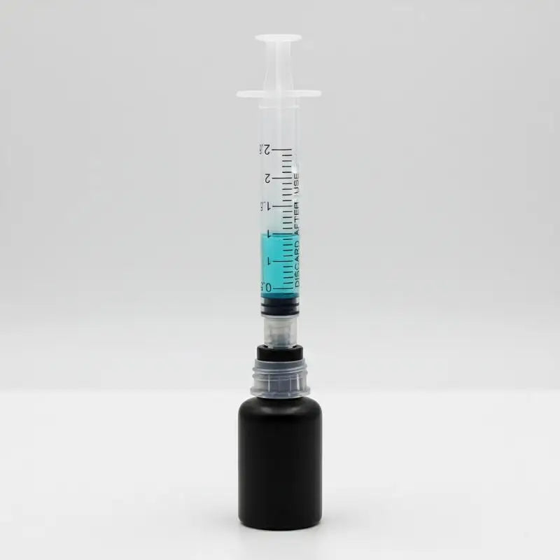 2 5 Luer Lock Syringes Pet Farm Animal Measuring Liquid Refilling Qme