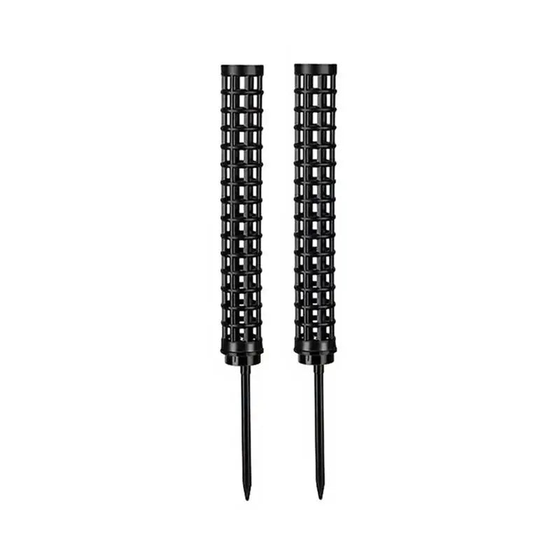 2 4 Monstera Plants Water Moss Poles Plastic Plant Stakes Indoor Qme 2pcs Black