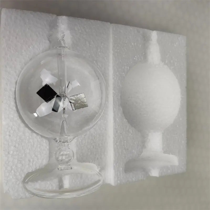 Solar Power Crookes radiometer light pressure windmill bolometer Qme