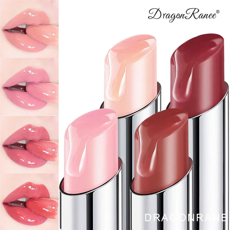 Jelly Tinted Lip Balm Moisturizing Lip-Primer Mask Cute Jelly Tinted Gloss Stick Lighten Lines Plump Lip Care Makeup Cosmetics Qme