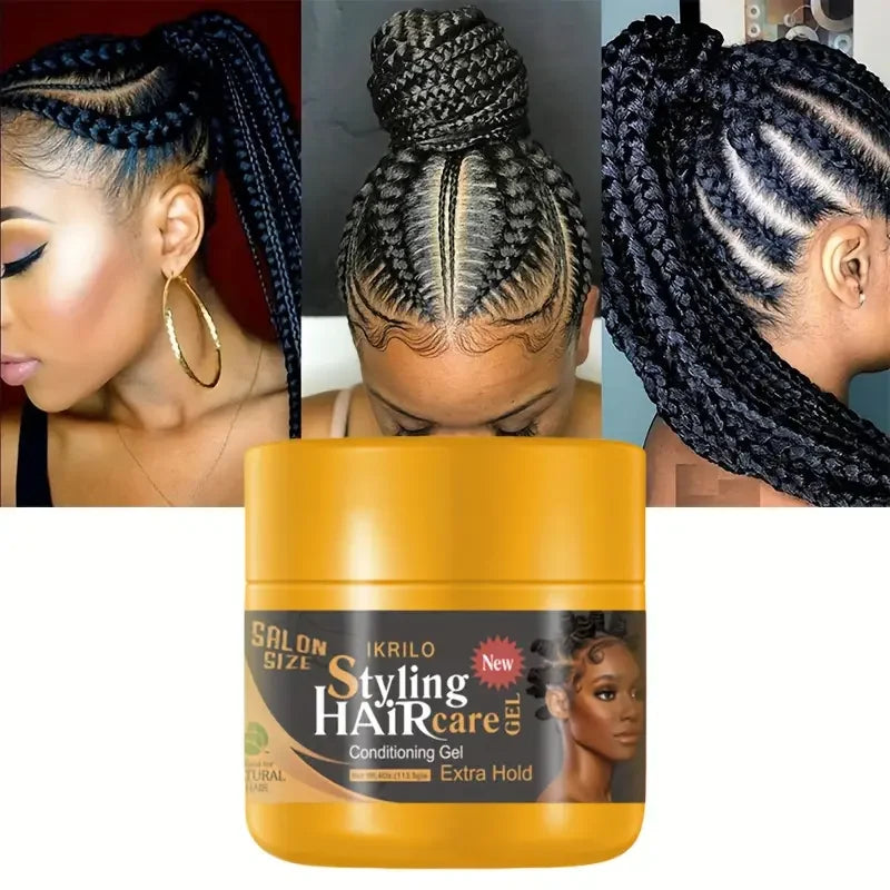 Hair Styling Gel-strong Hold Gel Men Women 24H Non-sticky No Flake Qme