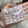 Little Bear Party Transparency Silicone Nail Art Template 3D Mold Qme Default Title