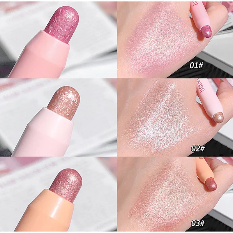 Lazy Eyeshadow Pen Single-ended Highlighter Pearlescent Shimmer Help Qme