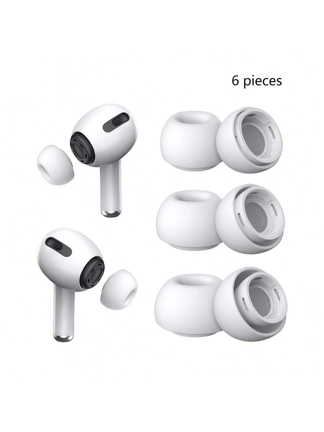 Suitable Airprods Silicone Ear Caps Wireless Bluetooth Earphone Qme