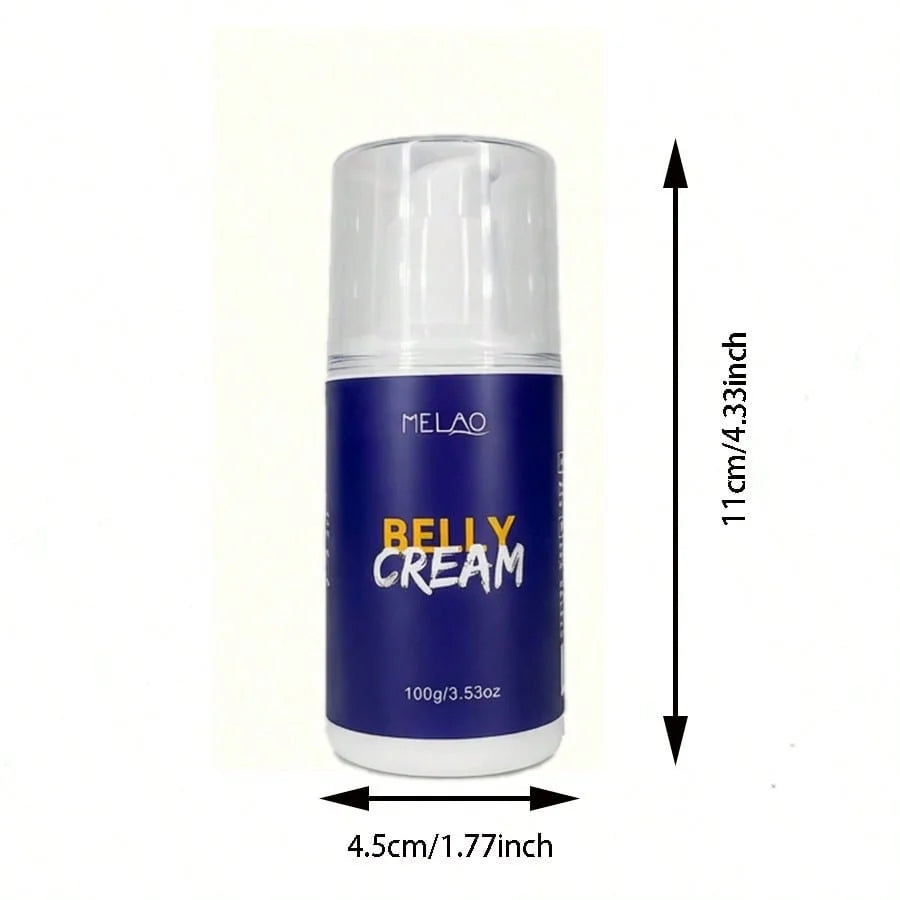 MELAO Belly Cream for Tummy, Hips, Thighs, Skin Firming & Moisturizing, with Natural Oils Massage Cream 100g/3.53oz Qme MELAO-017 Option 1 100g