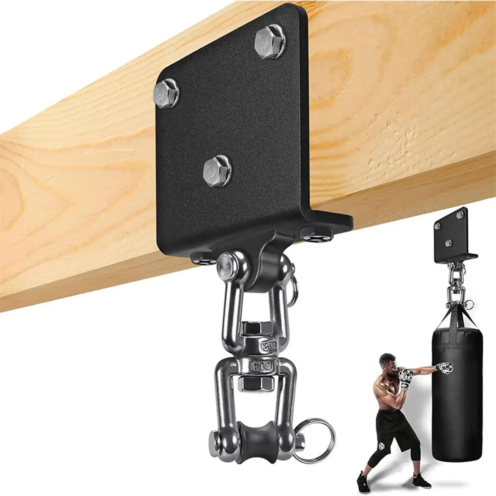Punching Bag Hanger 360 Degree Rotation Boxing Bag Ceiling Mount Heavy Bag Hanger for Heavy Bag Gym Swing and Hammock Qme