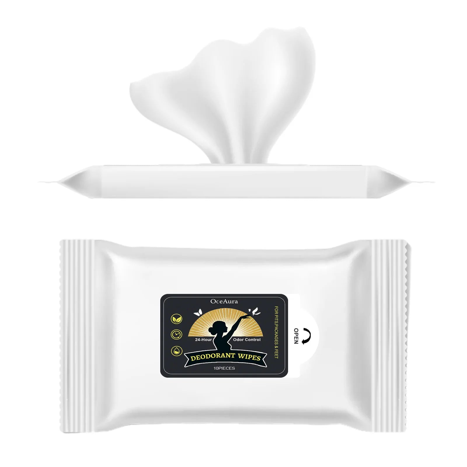 Body Odor Eliminator Effective Remove Bad Armpit Smell Fitness Sports Sweat Cleaning Wipes For Underarm Refreshing Care Product Qme 10pcs Baged