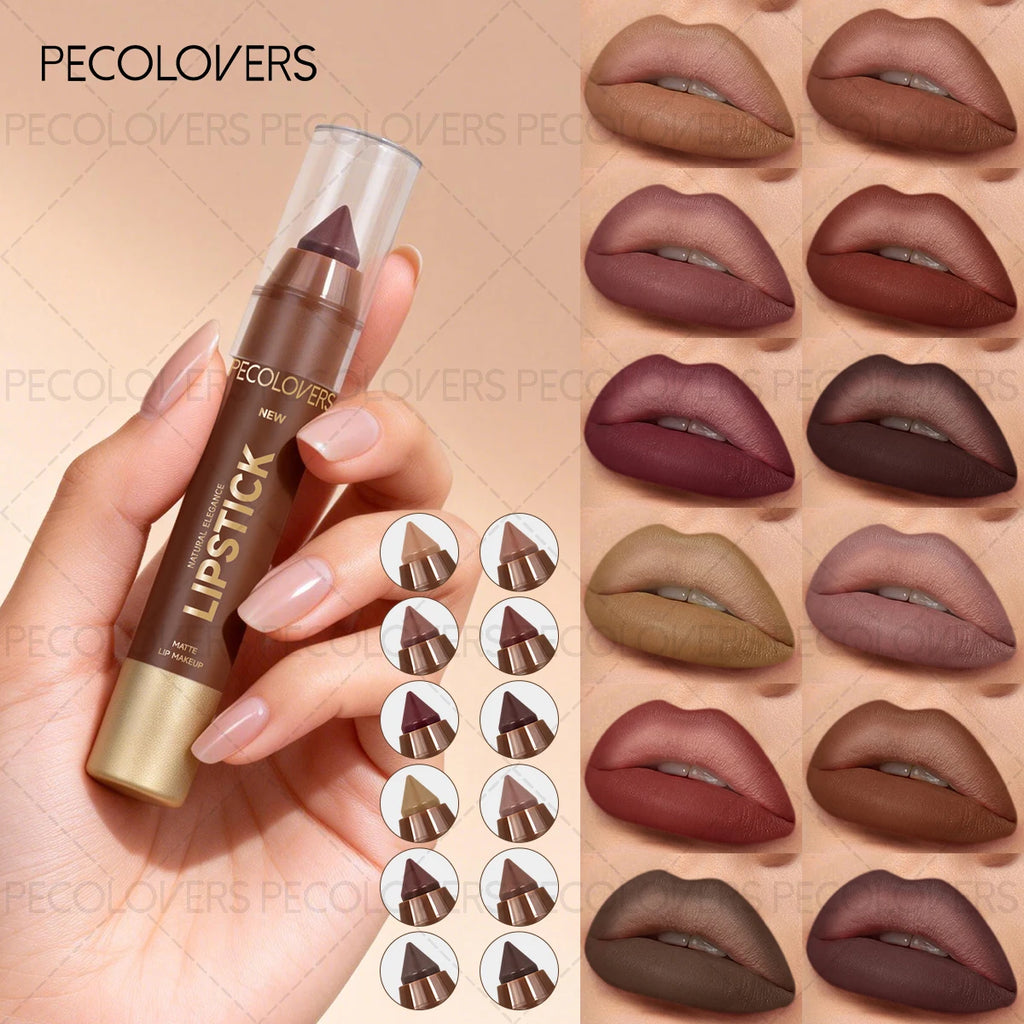 Waterproof Long-lasting Non-transferable Lip Liner Nude Colors Red Qme