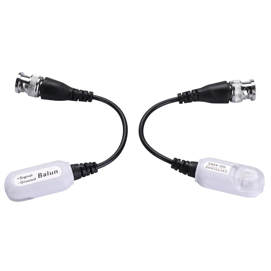ESCAM HD 720P/1080P CVI/TVI/AHD Passive Video Balun BNC Connector To UTP Cat5/5e/6 Video Balun Passive Transceivers Qme Default Title