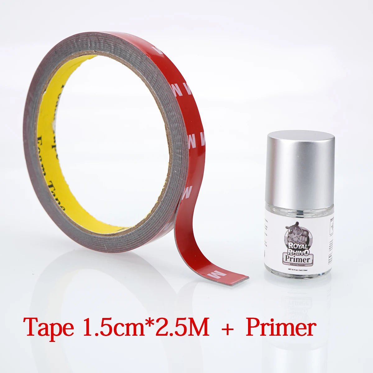 944 Primer Adhesion Promoter and Double Sided Tape Super Paste Combination 10ml Double Sided Tape Aid For Car Accessories Qme Primer 15mm tape