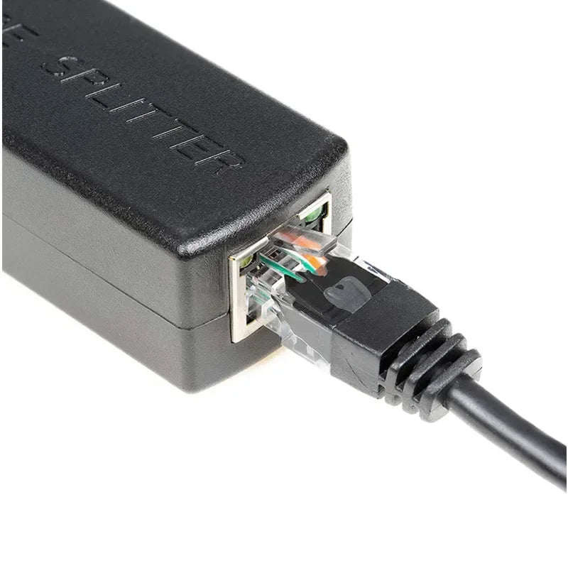 2PCS Standard POE Splitter 48V to 12V IP Camera Ethernet Power Supply Module PoeSplitter Qme