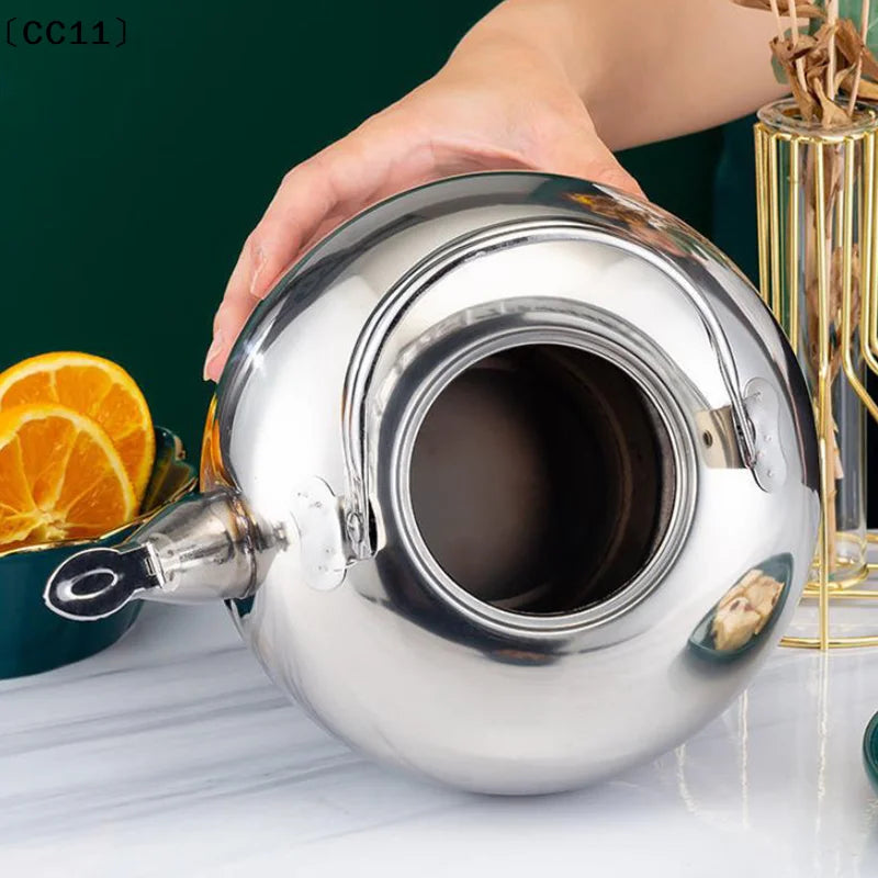 Stainless Steel Water Kettles Teapot Infuser Filter Coffee Kettle Qme