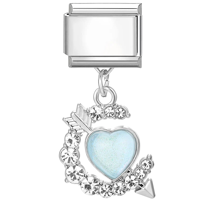 Fashion Starfish Shell Whale Pendant Series Women Men Charm Link Fit
