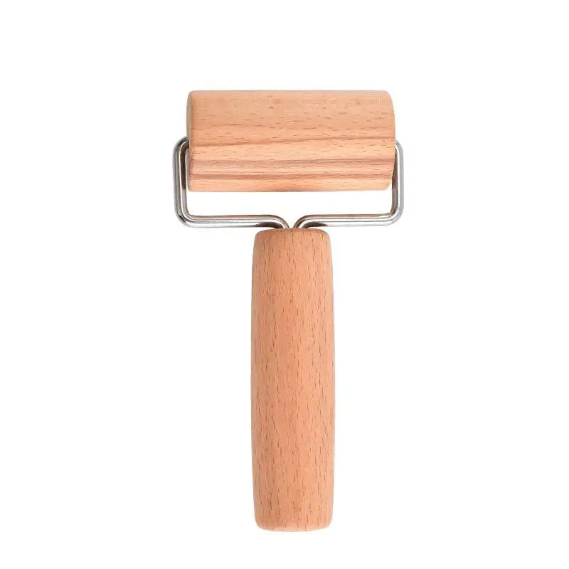 Wood Rolling Pin Hand Dough Roller Pastry Chapati Pasta Bakery Pizza Qme S