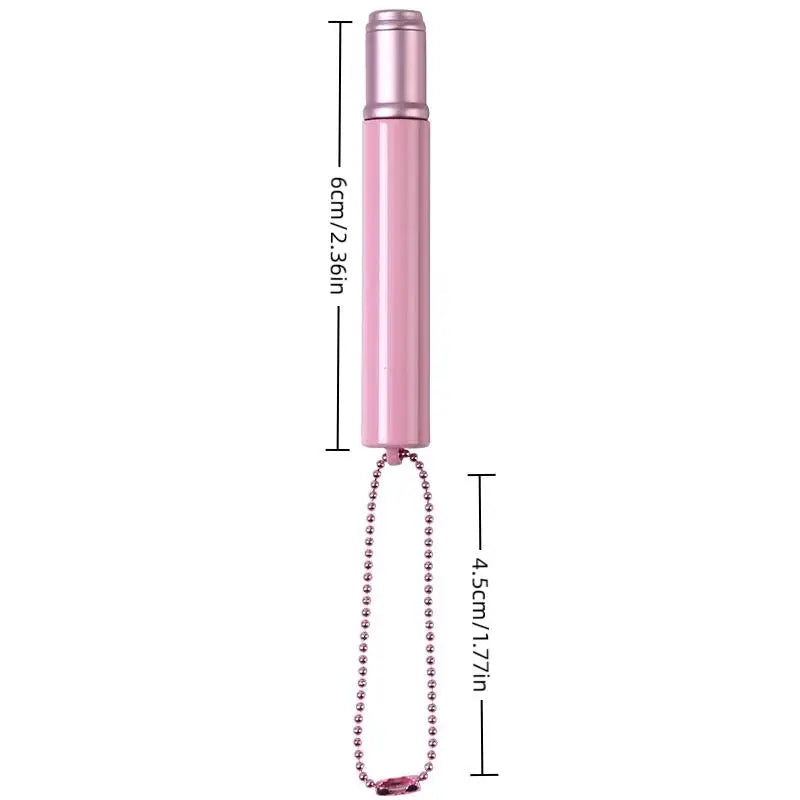 Mini Silicone Lip Concealer Brush Protective Cover Chain Applicator Qme