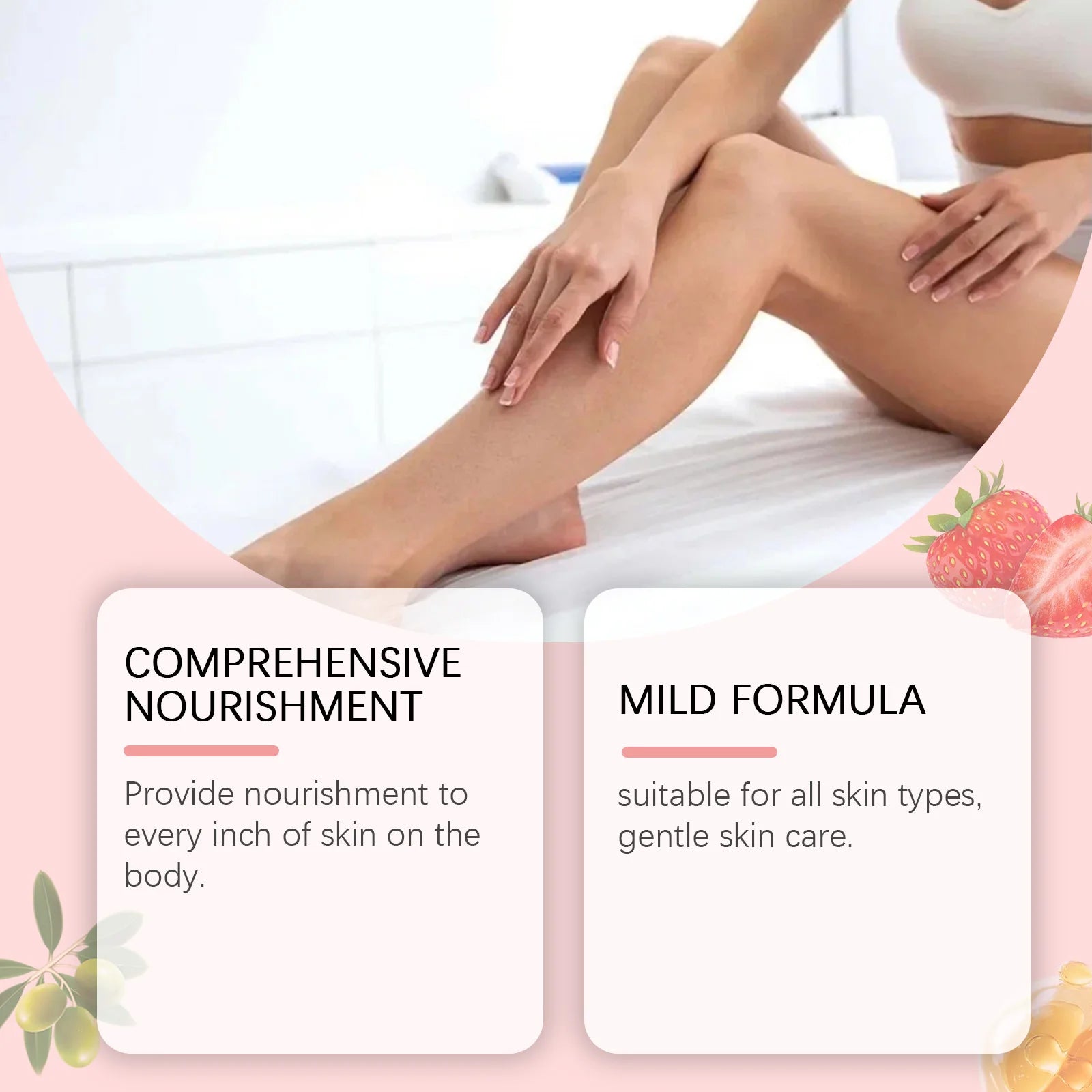 OceAura Body Serum Oil Dry Relief Moisturizing Peeling Improves Dullness Soft Smooth Brighten Skin Massage Essential Oil for Spa Qme