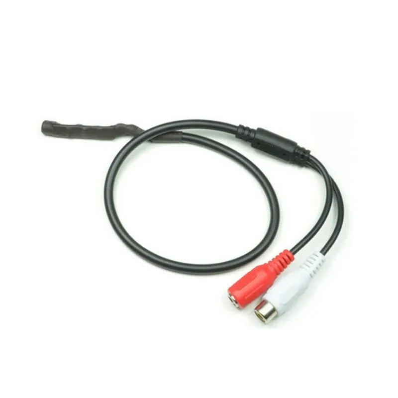 5pcs Mini CCTV Microphone Audio Pickup High Sensitivity DC12V Audio Monitor Sound Listening Device Qme