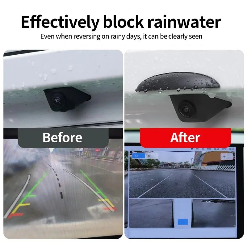 New Car Reverse Camera Silicone Rain Shade Cover Auto Rear Camera Rain Shield Cover Car Accessories Car Rear View Camera Shield Qme