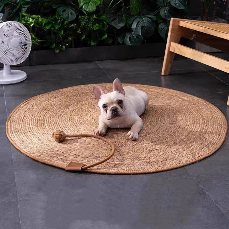 Cat Scratcher Rattan Mat Board Cat Scratch for Sharpen Nails Scraper Cats Tree Cat scratching post Sofa Mats Furniture Protector Qme