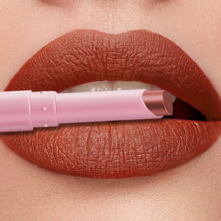 15-color Nude Red Lip Liner Pencil Brown Matte Smooth Waterproof Long Qme 07