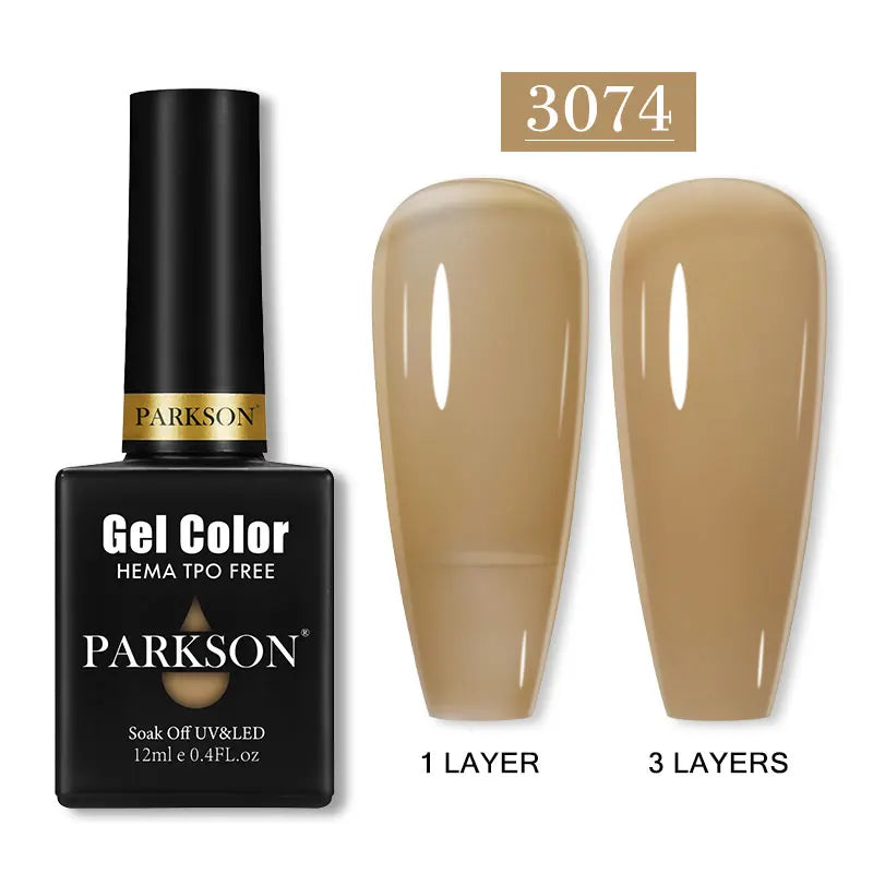 Parkson Colorful Nail Gel Polish Lacquer Soak Off UV LED Long Lasting