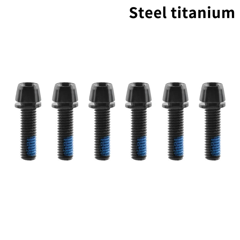 Mountain Bike Handle Screws M5x17mm Stem Bolts Road Bicycle Handlebar Qme A1